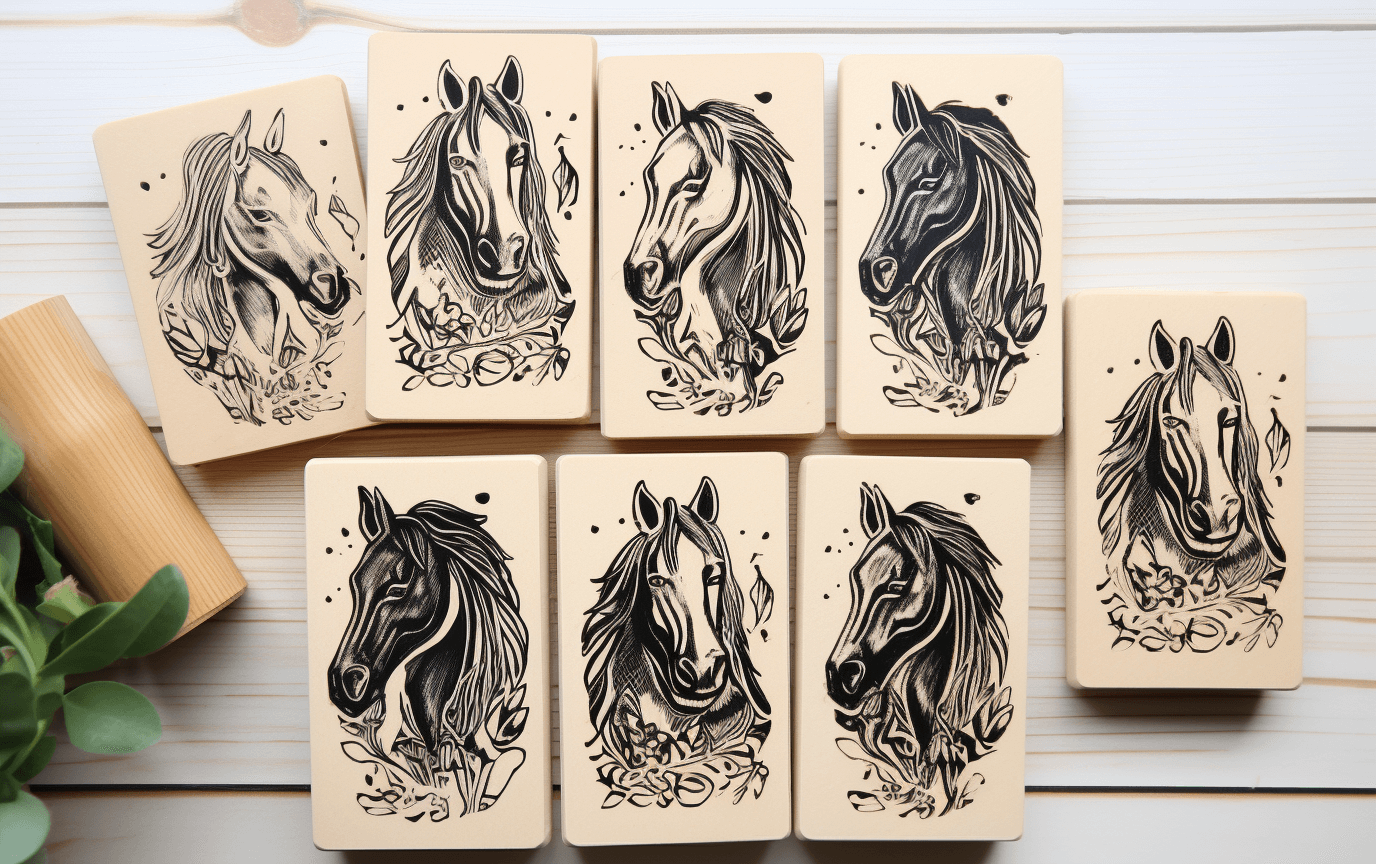horse stamp set