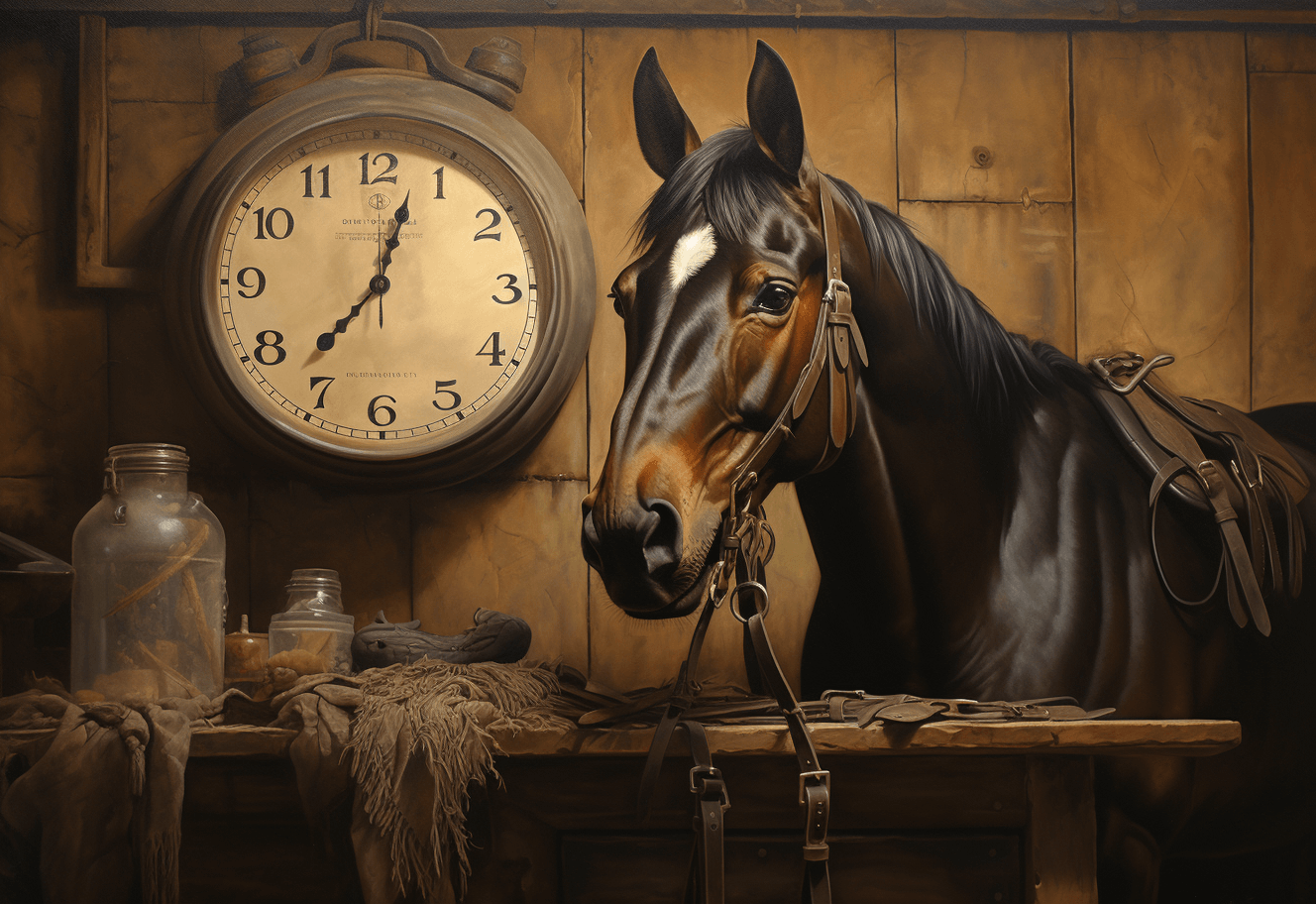 black horse